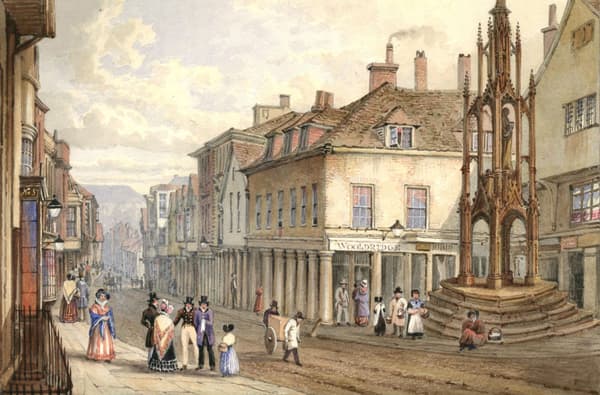 Buttercross and High Street George Shepherd 1820s