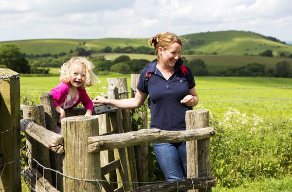 Having fun on the South Downs credit South Downs National Park Authority med res