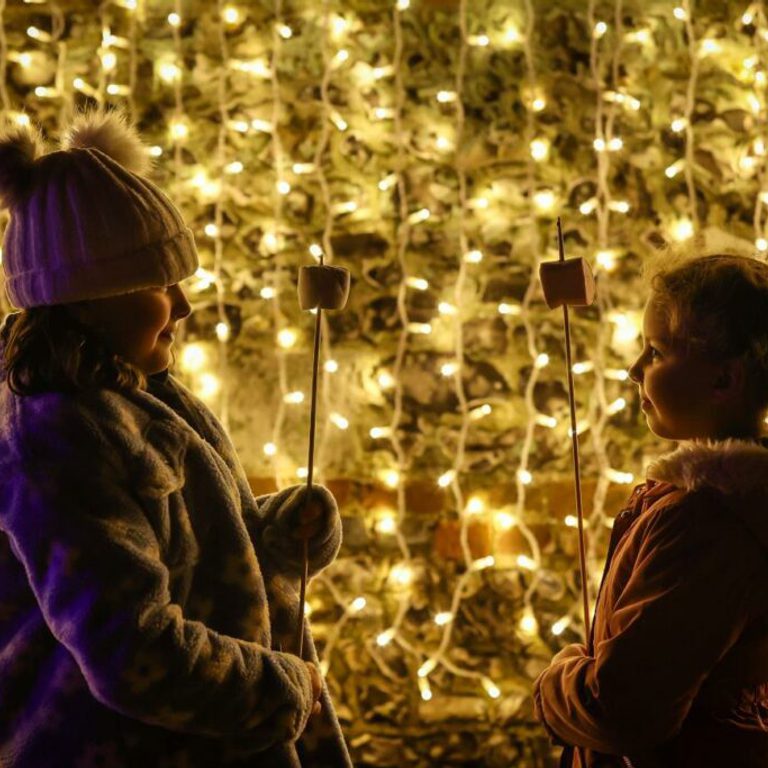 Marwell Zoo Glow Marwell 2024 Credit Paul Collins marshmallow toasting 2 1024x683