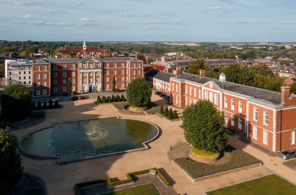 Over Peninsula Barracks