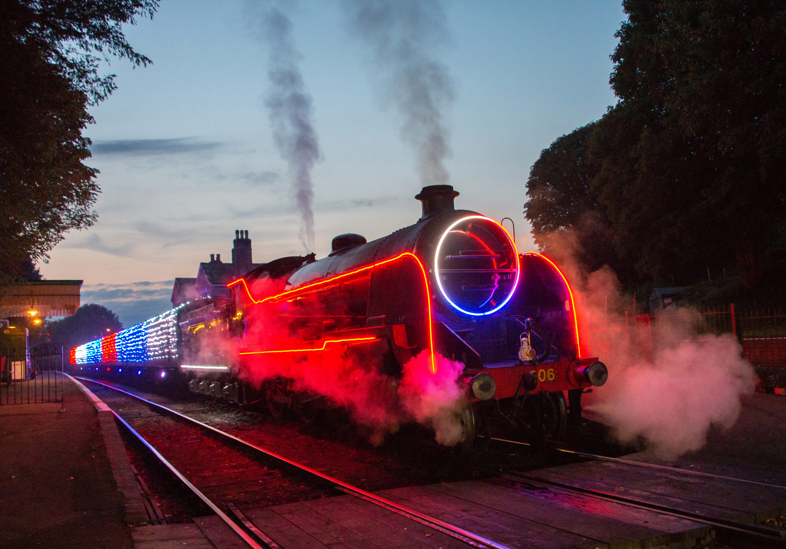 Watercress line Steam Illuminations Tony Storey