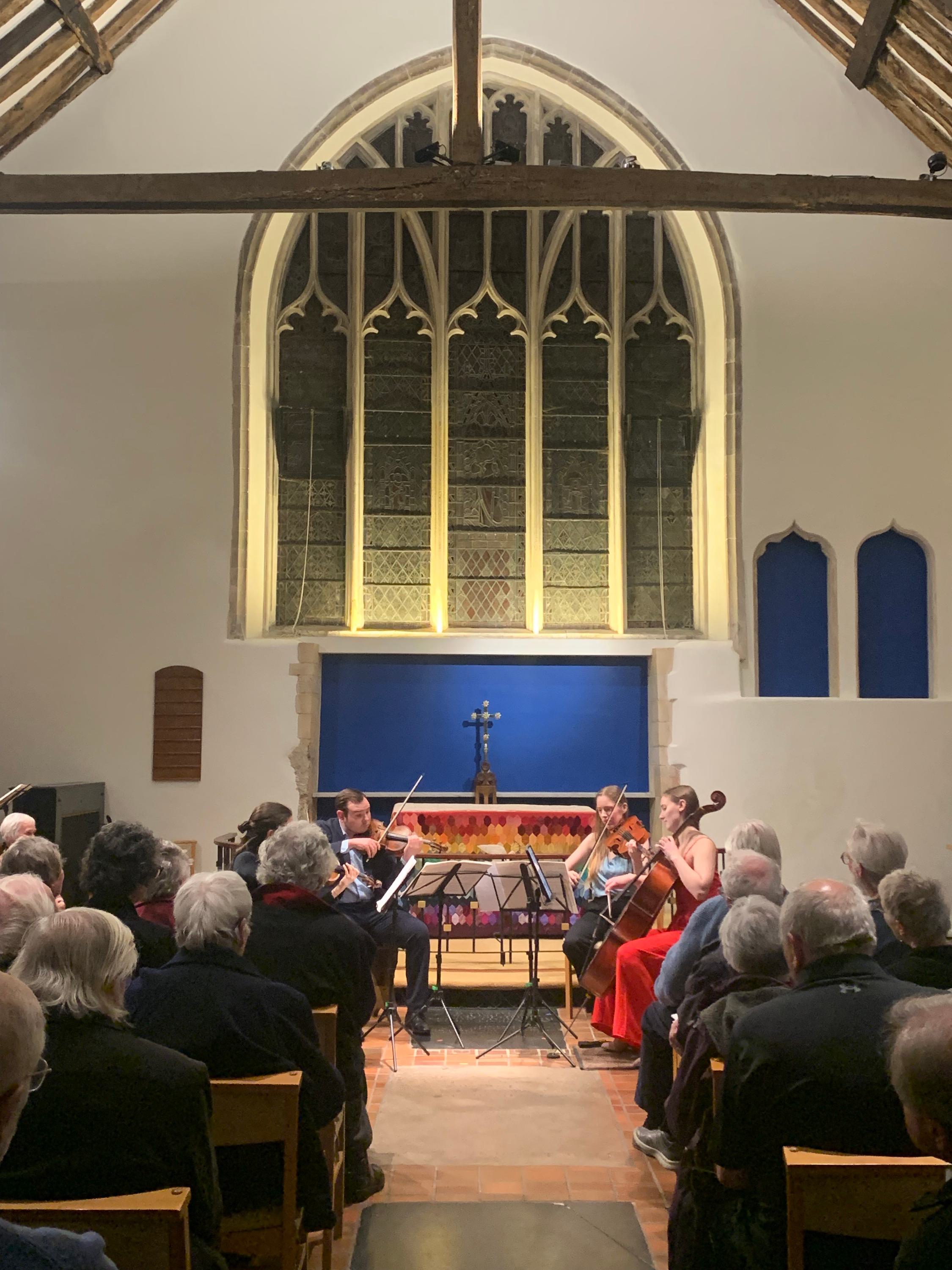 Winchester Chamber Music Festival Aestus Quartest at St Lawrence Church